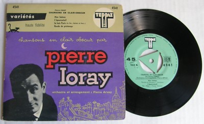 Stein LORAY - SONGS IN DUNKELLICHT - EP 45t 7''.  TEPPAZ - 1958