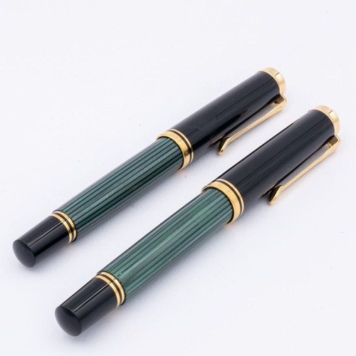 Pelikan Füller M600 14K F +R600 Grün Schwarz - Picture 2 of 5