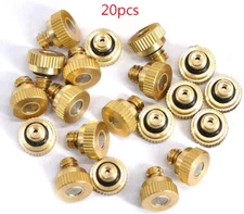 Misting Nozzles Low Pressure Atomizing Sprayer 0.012" Orifice (0.3 mm) 20PCS