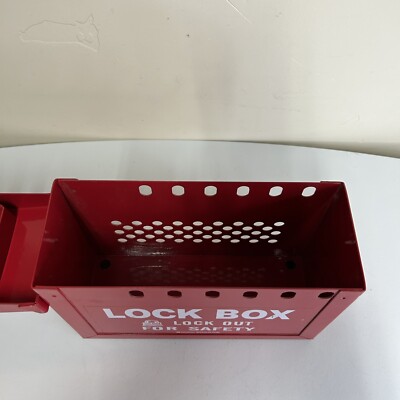 BRADY 65699 Group Lockout Box,13 Locks Max,Red | eBay