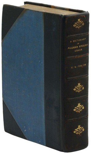 A Dictionary of Modern English Usage H W FOWLER First Edition Fowler's 1st 1926 - Bild 2 von 3