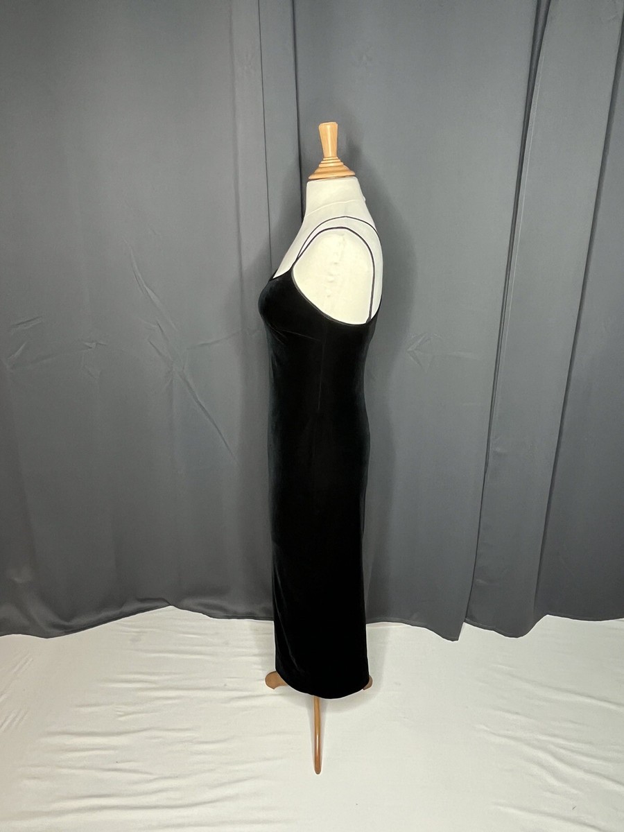 Anne Taylor Classic Little Velvet Cross Spaghetti Strap Little Black Dress (LBD) Anne Taylor Classic Little Velvet Cross Spaghetti Strap Little Black Dress (LBD)