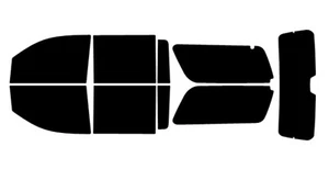 Kit de film pour fenêtre de voiture en céramique précutée pour Cadillac Escalade ESV pour la période 2015-2020