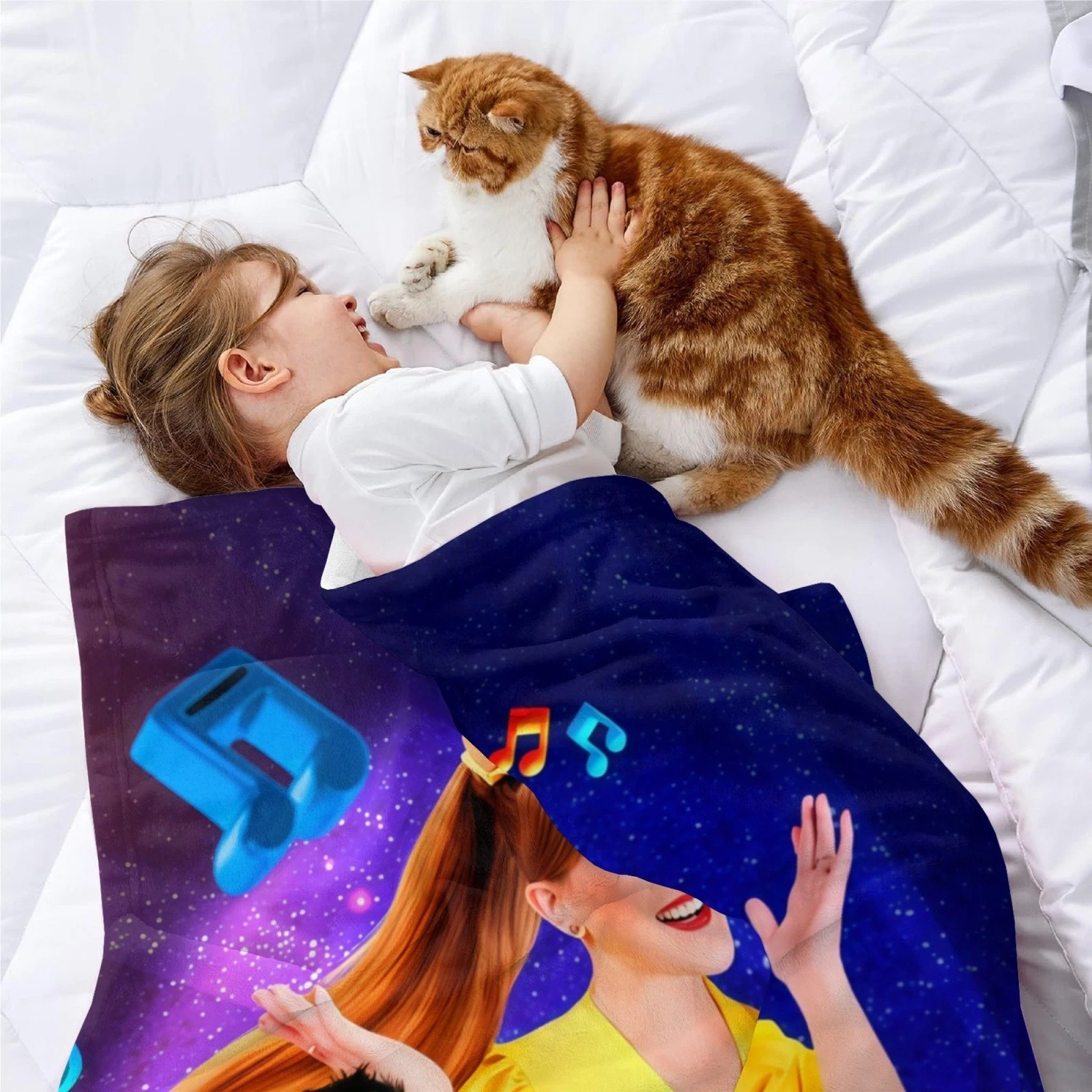 Bely Y Beto Super Soft Fleece Blanket for Bed, Sofa, Office, 3D Print, Birthday Gift