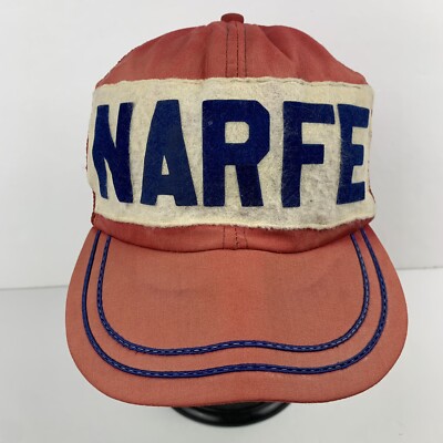 RARE VINTAGE NARFE Snapback Trucker Hat Cap Hatters Millinery Union USA Made