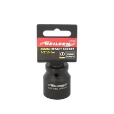 1/2" Drive 26mm Impact Socket 6 Point Hex