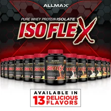 ALLMAX NUTRITION ISOFLEX 100% Pure Whey Protein Isolate Powder 27g 5lb