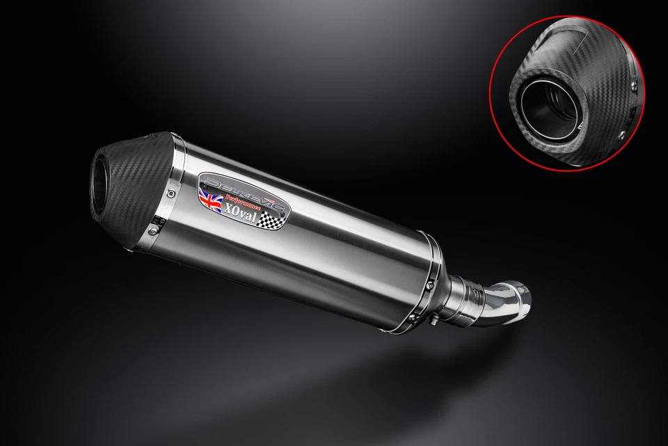 Suzuki SV650 2003-2012 Slip On 13.5" X-Oval Kit Silenciador de Escape Inoxidable Foto 3 de 4