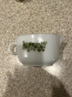 Vintage Pyrex Gravy Boat No Underplate Green Spring Blossom CRAZY DAISY USA MADE