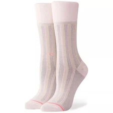 Stance Women Cotton Seamless Toe Non-Slip  Smart White Ladies Socks - Sizes S,M