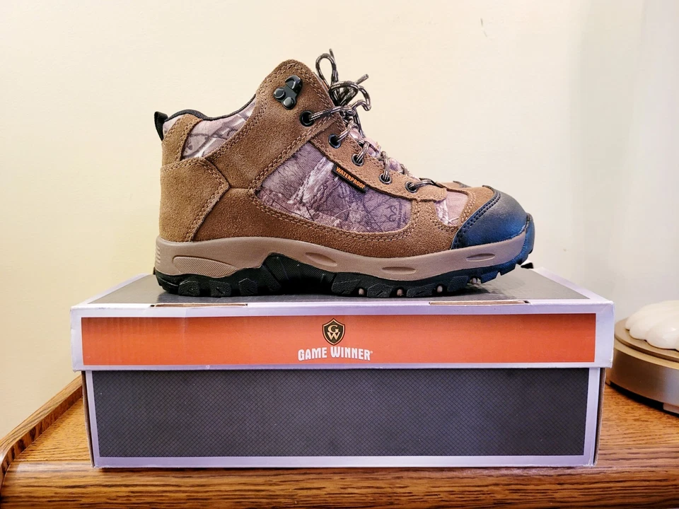 Game Winner Hunting Boots Realtree Camo Run N Gun Boys Size 6D (YFWGWFS1031) - Image 2 of 4