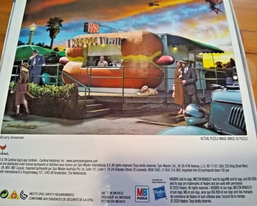 LARRY GROSSMAN HOT DOG STAND1000 Pc Puzzle 27 x 20 in - Picture 4 of 4