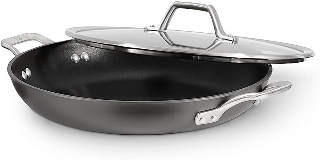 Calphalon Signature Nonstick 12 inch Frying Pan with Cover Dishwasher Oven Safe eBay