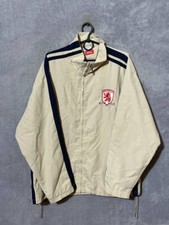 Middlesbrough Training Jacket With Zipped White Official Product Mens Size M