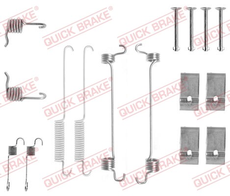 Quick Brake 105-0677 Accessory Kit, Brake Shoes For Ford-image