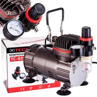 Kompressor FÜR Aerograph Airbrush Kompressor Filter Regler Kit 47Db