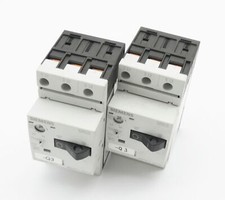 2x Siemens SIRIUS 3RV1011-1GA10 3RV1 011-1GA10 E:07 Circuit Breaker -used-