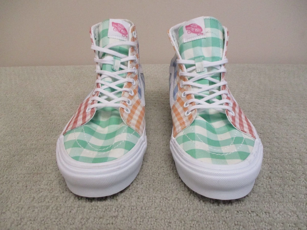 Cherry checkered vans high tops clearance
