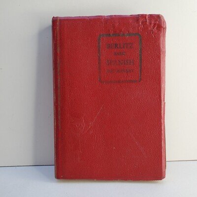 Berlitz Basic French Dictionary Vintage 1957 Pocket Book