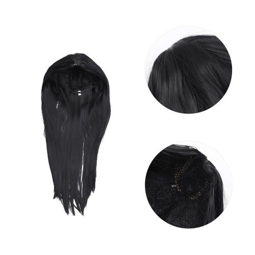 Peluca recta accesorio para el cabello elegante peluca suministros para niñas cabello falso - Imagen 7 de 12