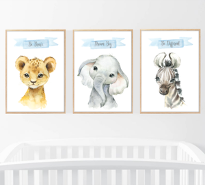 nursery print set