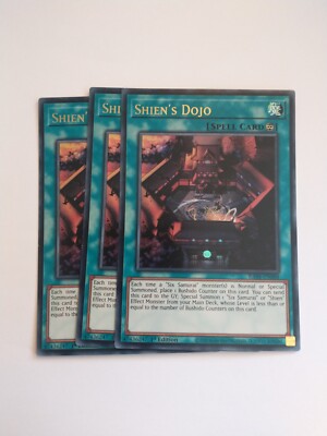 Yu-Gi-Oh 3x Shien's Dojo RA04-EN088 Ultra Rare NM
