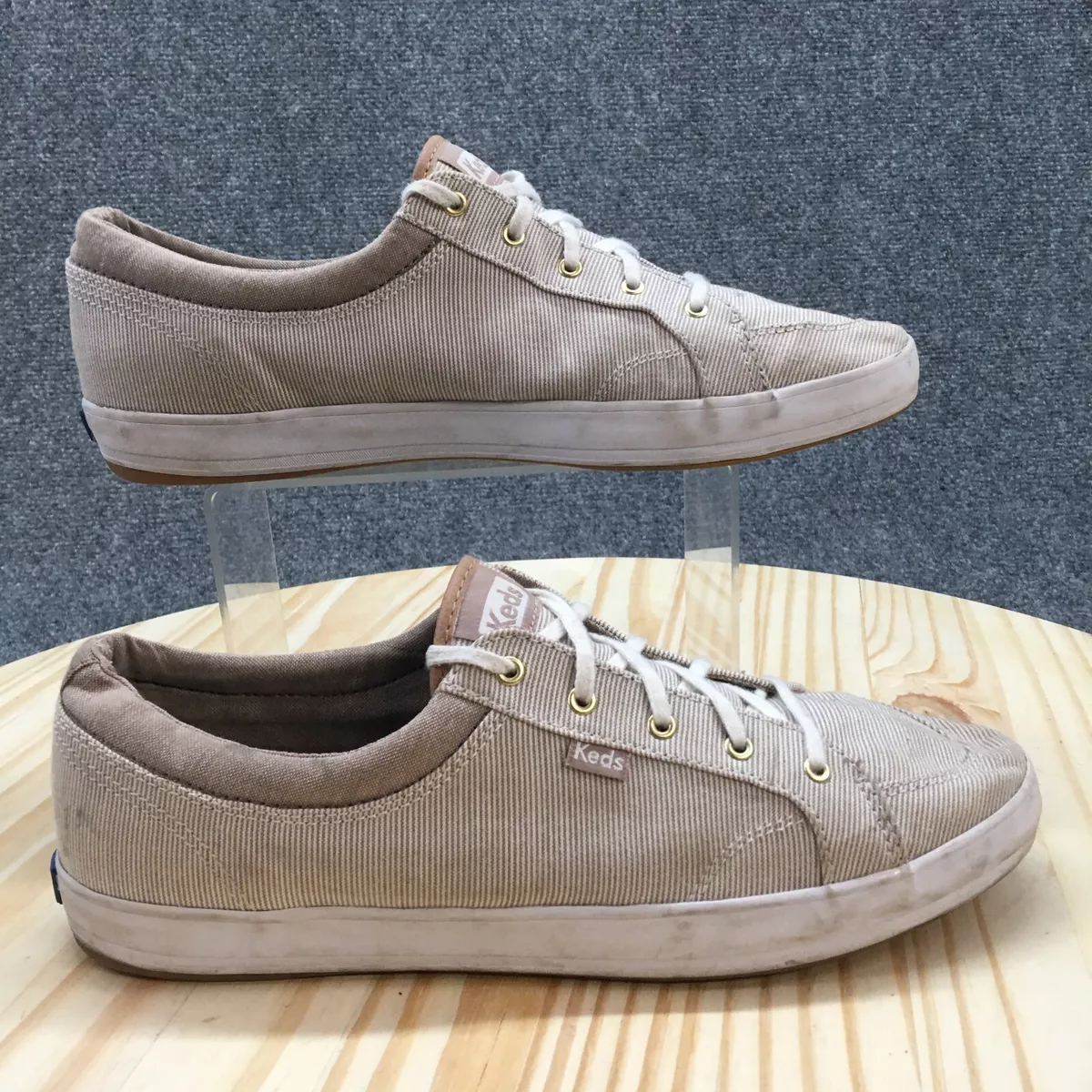 Brown keds store shoes