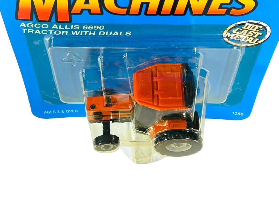 Ertl Farm Machines Qty 4 AGCO Allis 6690 Tractor w/Duals ~ 1992 Sealed 1:64 - Image 3 of 4