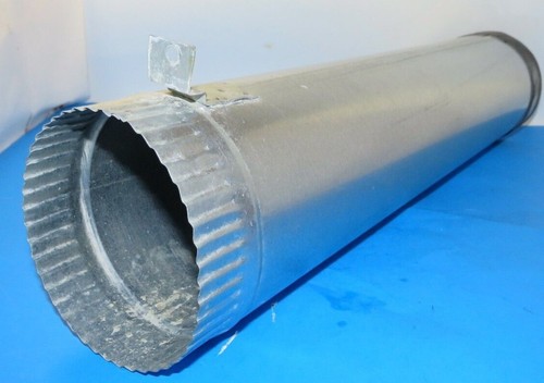Haier Dryer Model RDE350AW: Exhaust Duct Canister 18 x 4 (WD-5255-73) (P5272) - Picture 2 of 2