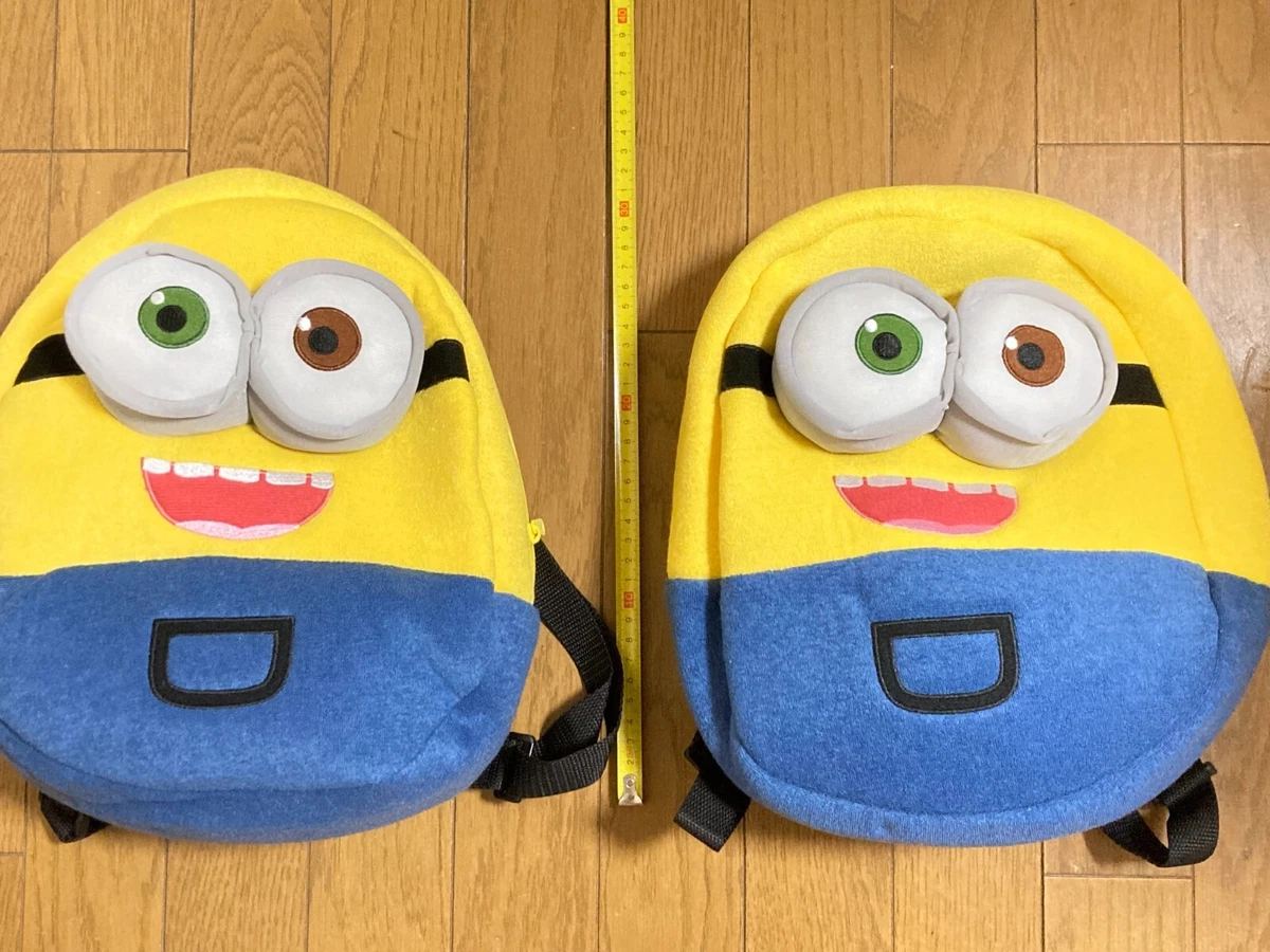 Minions Plush Backpack (Bob) Set of 2 & Shoulder Bag from Japan FedEx