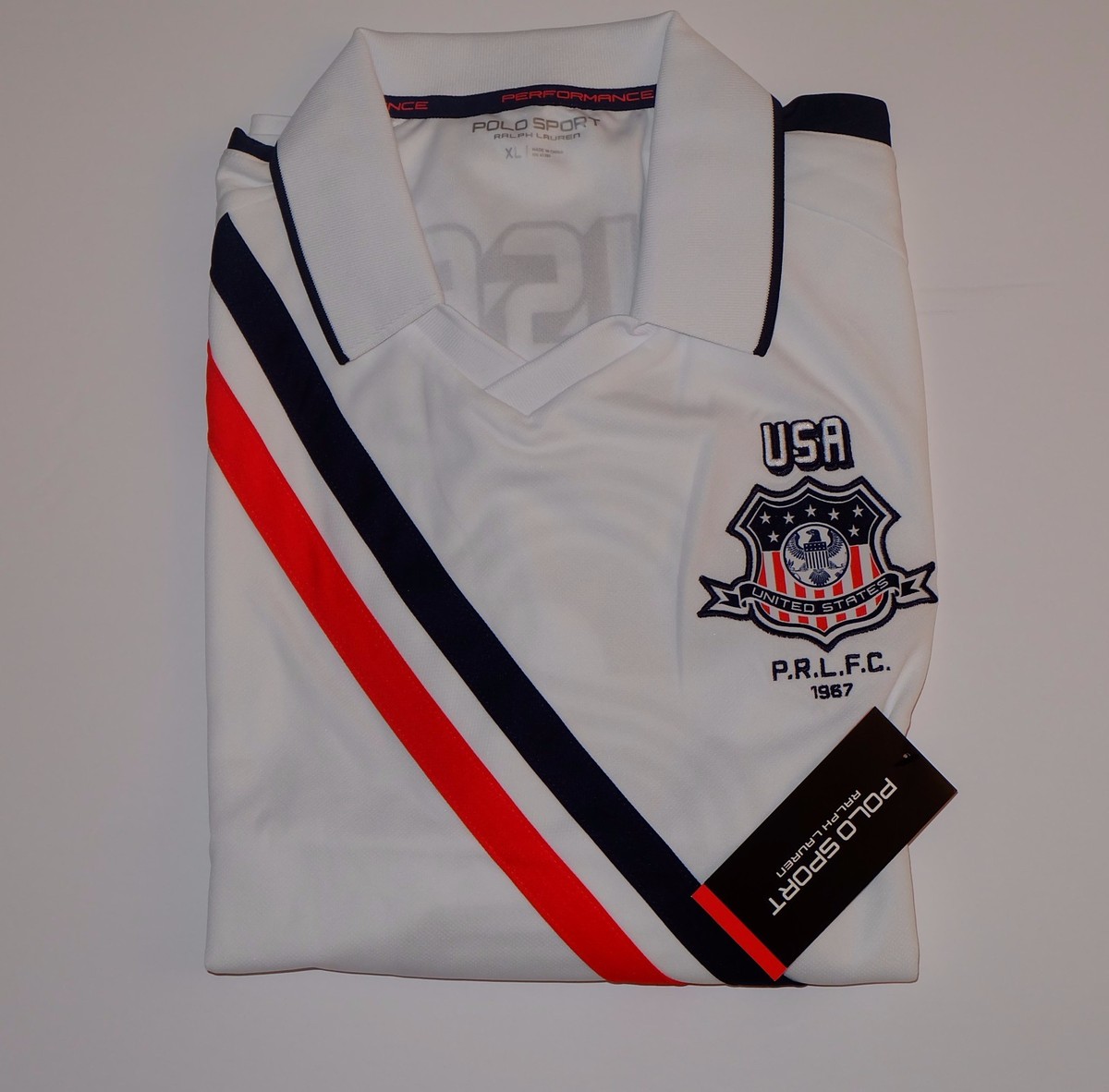 s*n様 POLO SPORT Polo Shirt MADE IN USA X NWT AUTHENTIC Ralph Lauren Polo Sport USA Micro-Dot Jersey