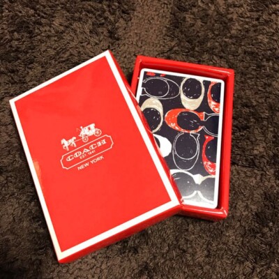 COACH Original Signature Playing Cards Japan Limited Edition Gift