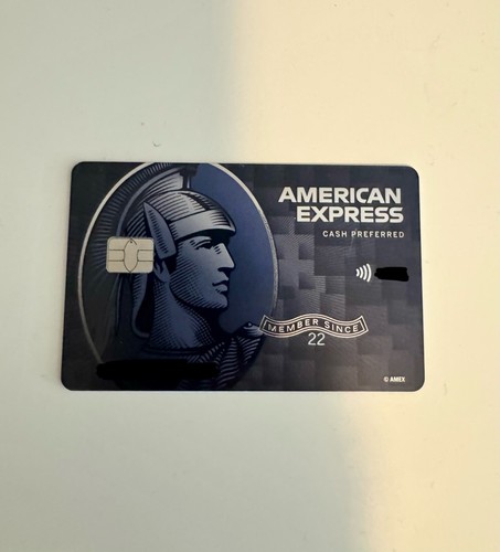 American Express Blue Cash Preferred Credit Card. Cancelled. Collectible.