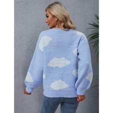 Color Block Round Neck Dropped Shoulder Sweater