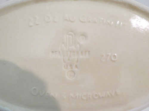 Pfaltzgraff Village Brown & Cream 22oz 11" Augratin - Picture 9 of 9
