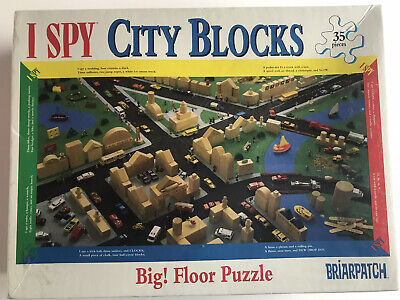 I Spy City Blocks Big! Floor Puzzle 35 Pieces 🧩1998