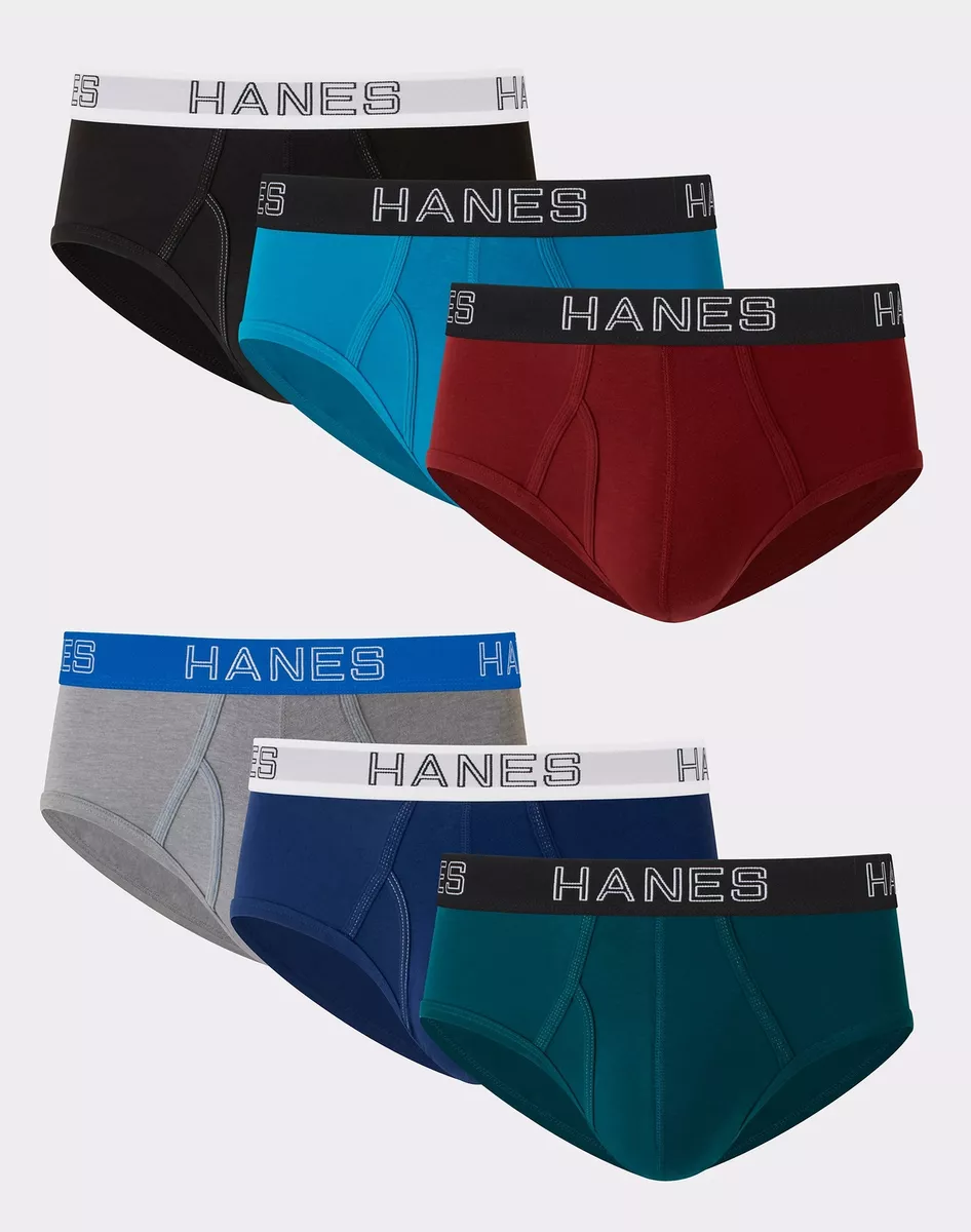 Hanes Ultimate Men's Stretch Brief 6-Pack Underwear Comfort Flex