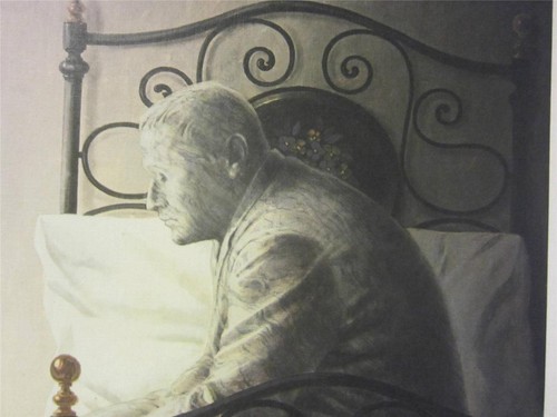 Limited Edition Italian Lithograph Print Depressed Man Fedrigoni for Gibipharma - Bild 3 von 7
