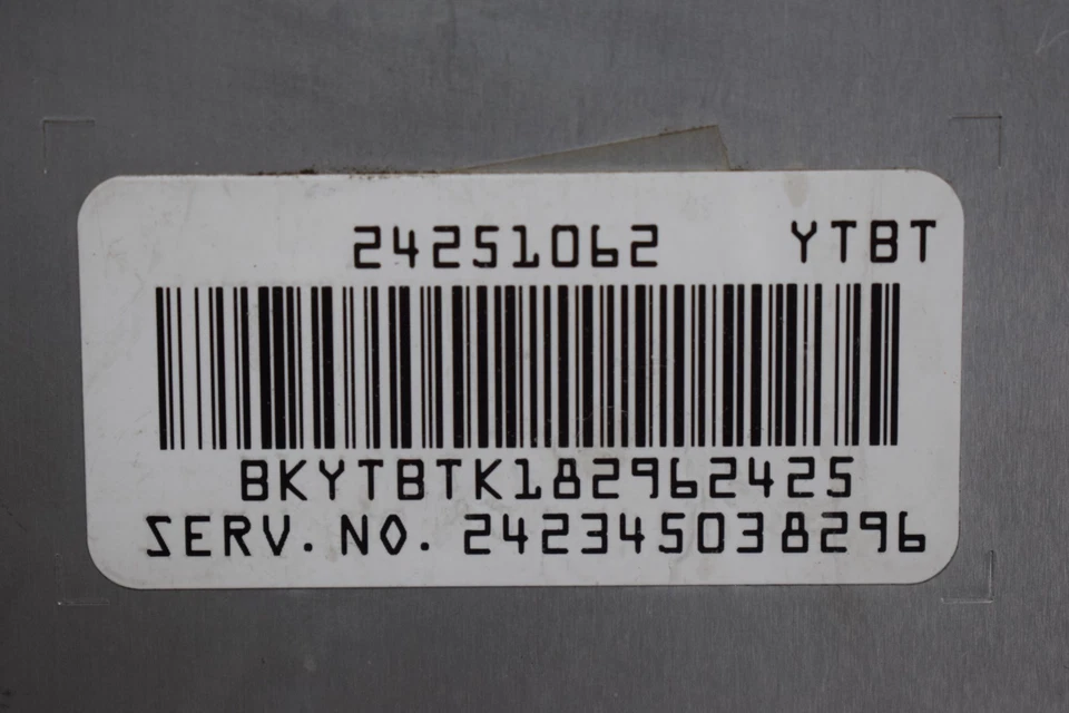 06-10 MÓDULO DE COMPUTADORA TRANSMISIÓN COBALTO CHEVROLET TCU TCM 24234503 YTBT OEM Foto 2 de 4