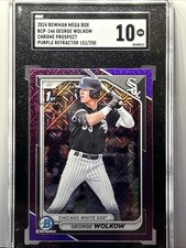 SGC 10 George Wolkow 2024 Bowman Chrome Mega Box Purple 1st Bowman #/250 #BCP144