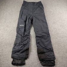 Marmot Ski Pants Black Youth 10-12 Snow