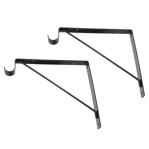 2 Pcs Metal Brackets for Shelves Heavy Duty Shelf Floating Hardware