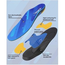 Comfortable High Arch Support Insoles for All Arches