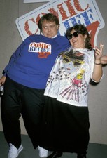 Louie Anderson & Roseanne at HBOs Comic Relief 87 at Univers - 1987 Old Photo 1