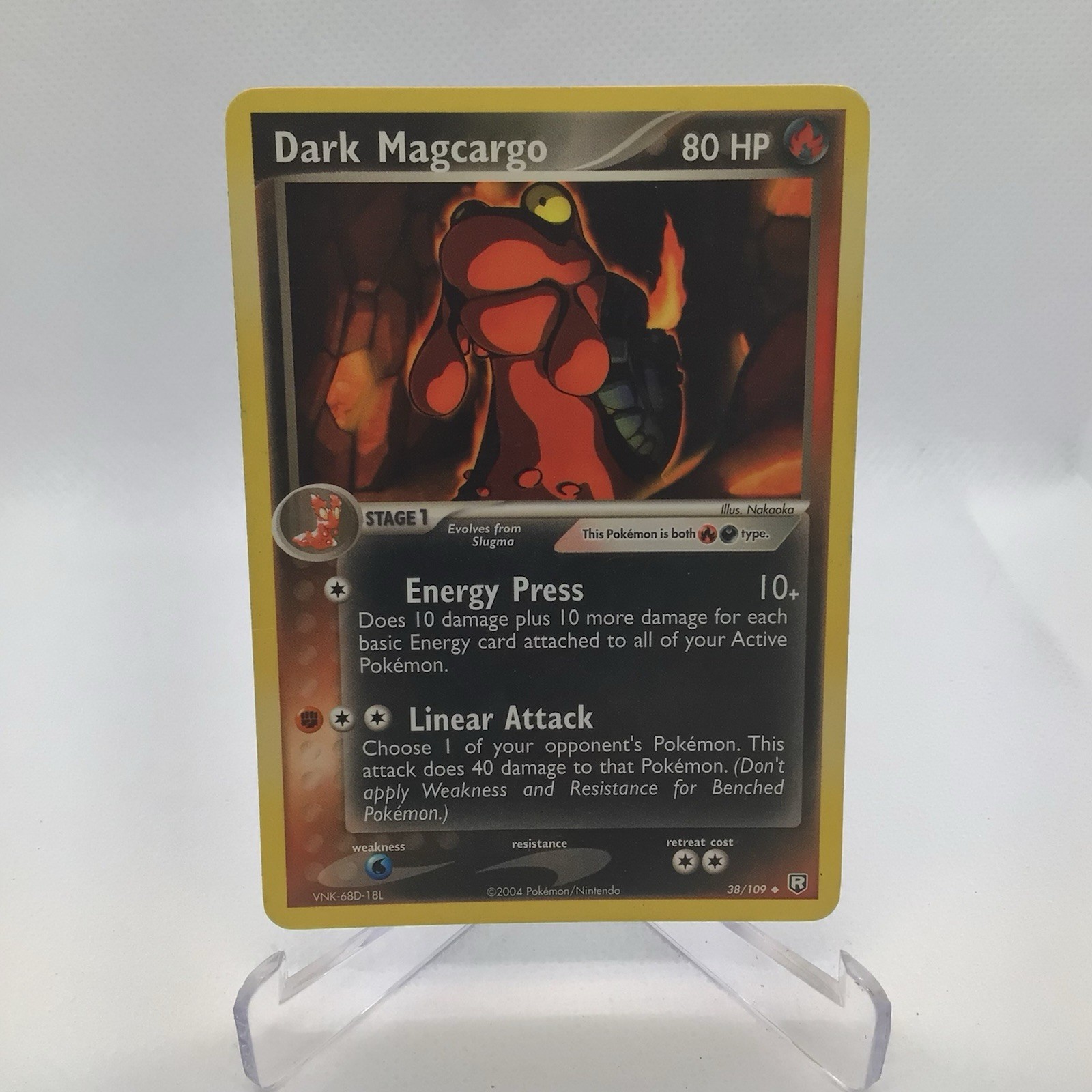 Pokemon Dark Magcargo EX Team Rocket Returns TCG 38/109 English 