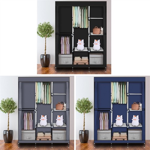 Portable Closet Wardrobe Clothes Rack Storage Organizer - Picture 20 of 22