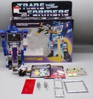 Vintage 1984 Hasbro TRANSFORMERS G1 Soundwave & Buzzsaw COMPLETE w/ BOX Pre Rub