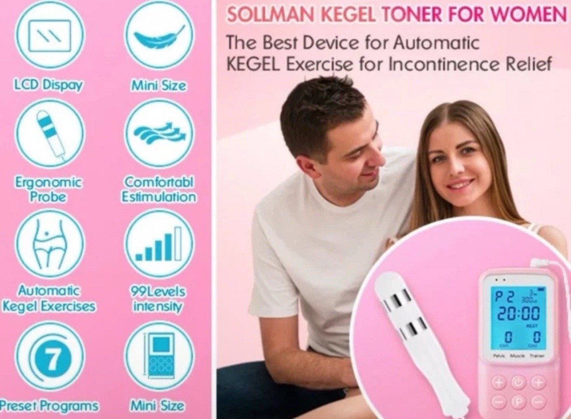 Kegel Exerciser, Electric Pelvic Floor Muscle Strength Trainer Factory Sealed