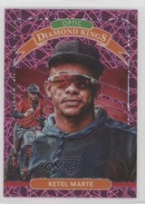 2020 Panini Donruss Optic Diamond Kings Pink Velocity Prizm /199 Ketel Marte 2id