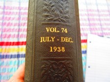 national geographic bound volume jul-dec 1938 mint condition